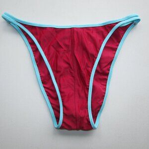 Delfina High Cut Leg Bikini Bottoms - NEW